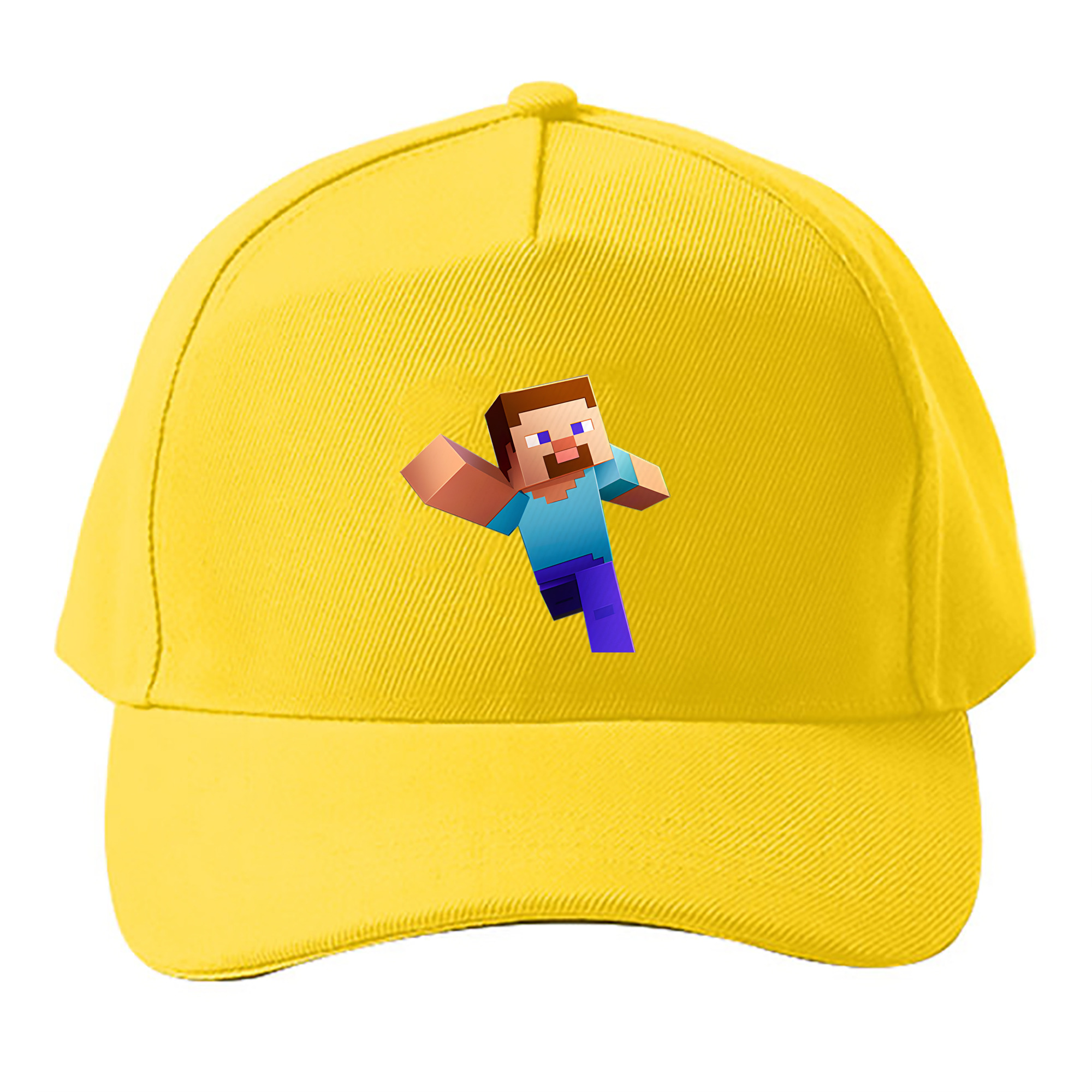 （画像用） マインクラフト ブロックの世界 Minecraft MC Block world ベースボールキャップ 綿100％ 男女兼用 帽子 スポーツ